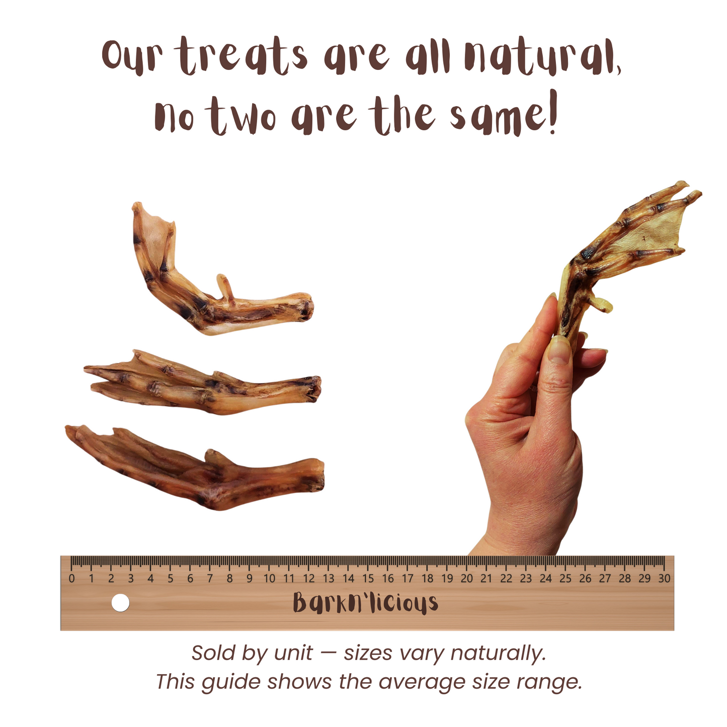 Duck Feet - all natural, single ingredient healthy dog treat