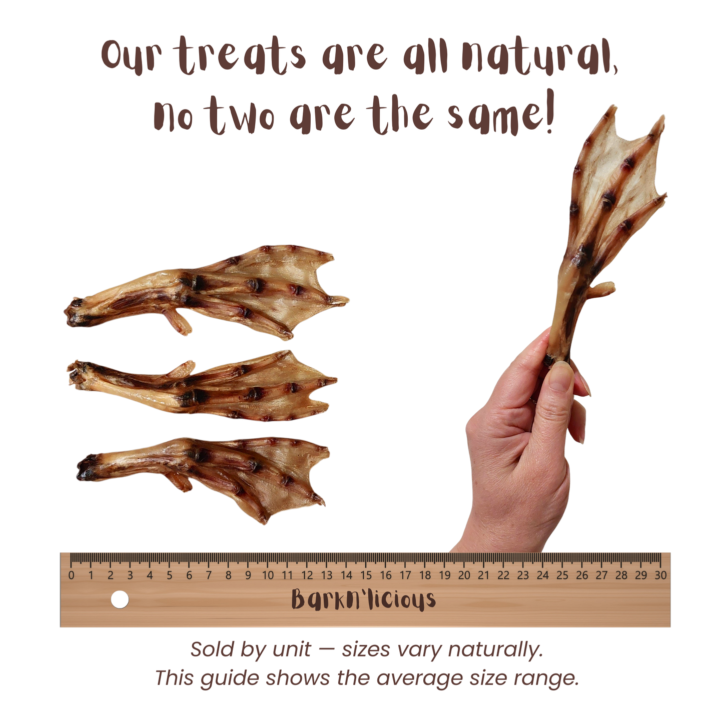 Duck Feet - all natural, single ingredient healthy dog treat
