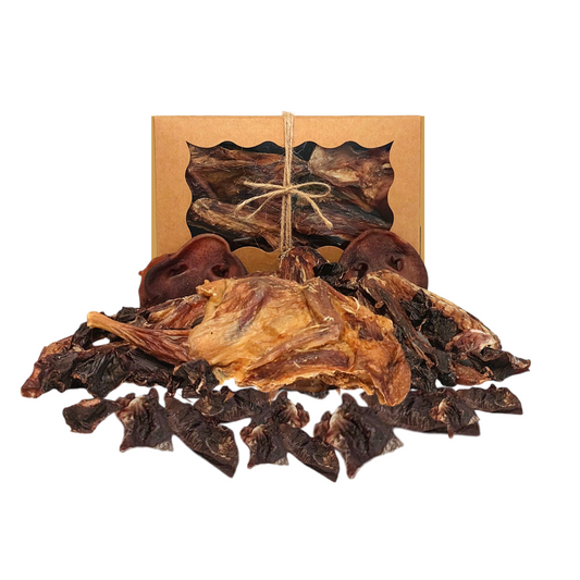 dog birthday special occasion health gourmet treats gift box quail hypoallergenic