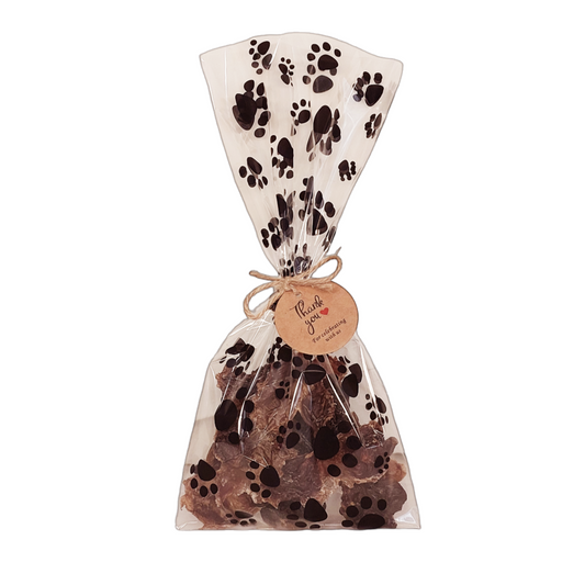 dog birthday party favour treat bags black colour
