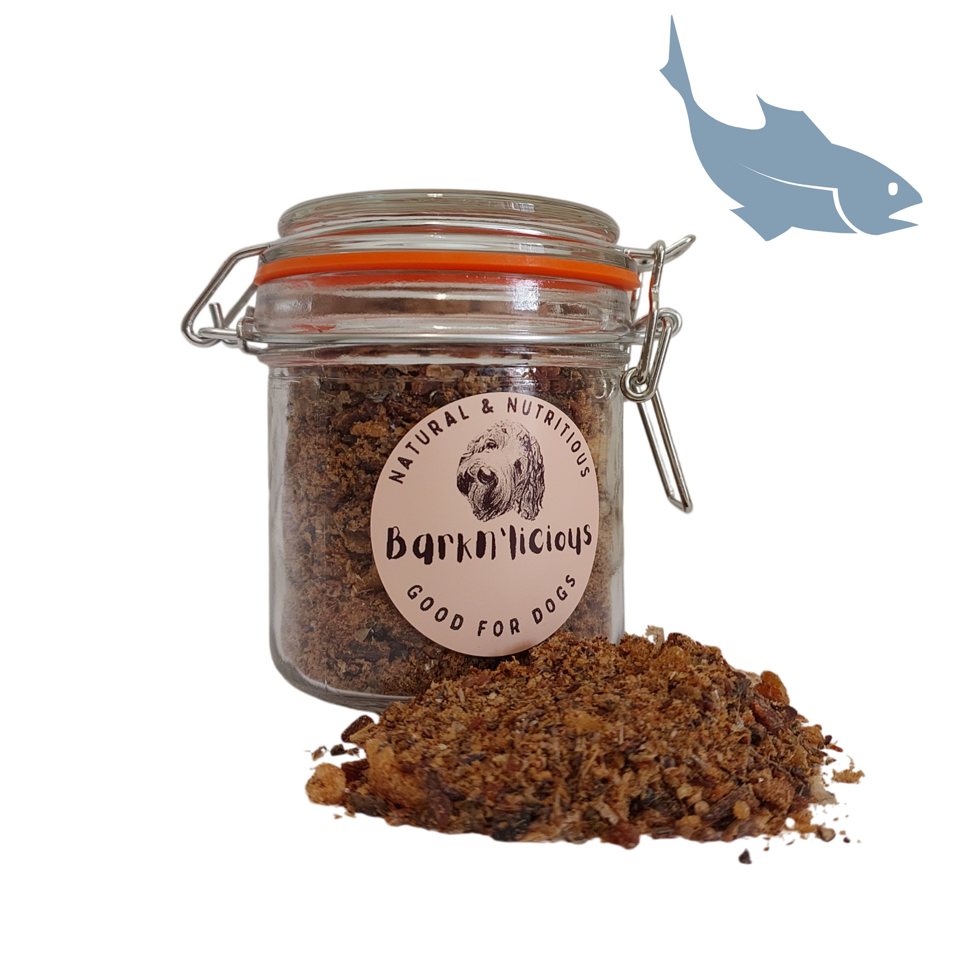 All natural healthy dog meal topper made with Australian sardine fish 