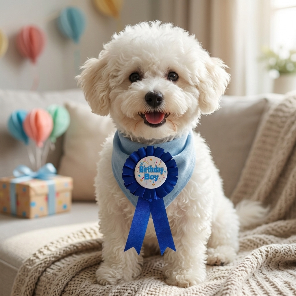 Birthday Boy Badge For Dogs