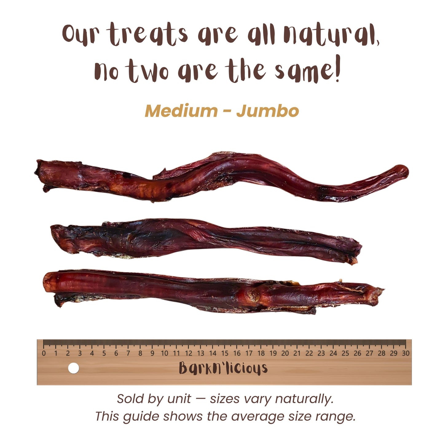 Australian Beef Bully Medium Jumbo Size Dog Dental Chews