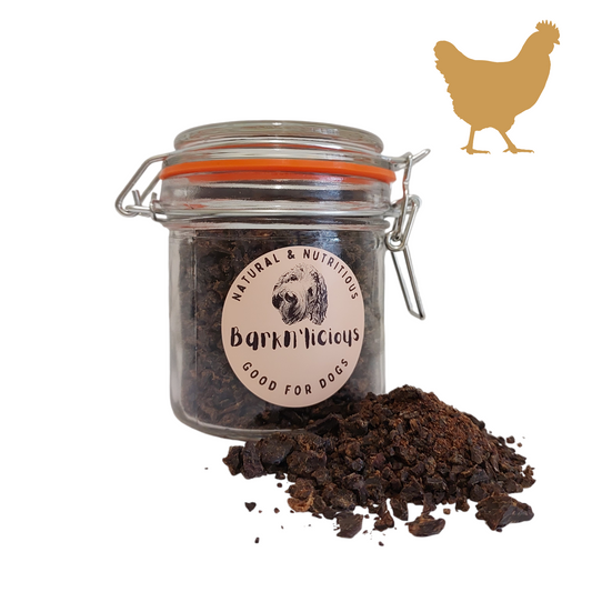 Best all Natural healthy air dried meal topper made with Australian chicken liver for dogs of all breed and ages