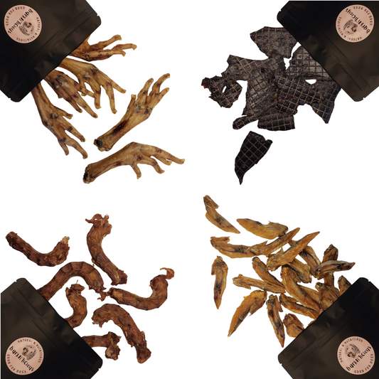 Best all natural air dried healthy dog treats bundle with a great selection of treats for protein boost with local favourites and best sellers