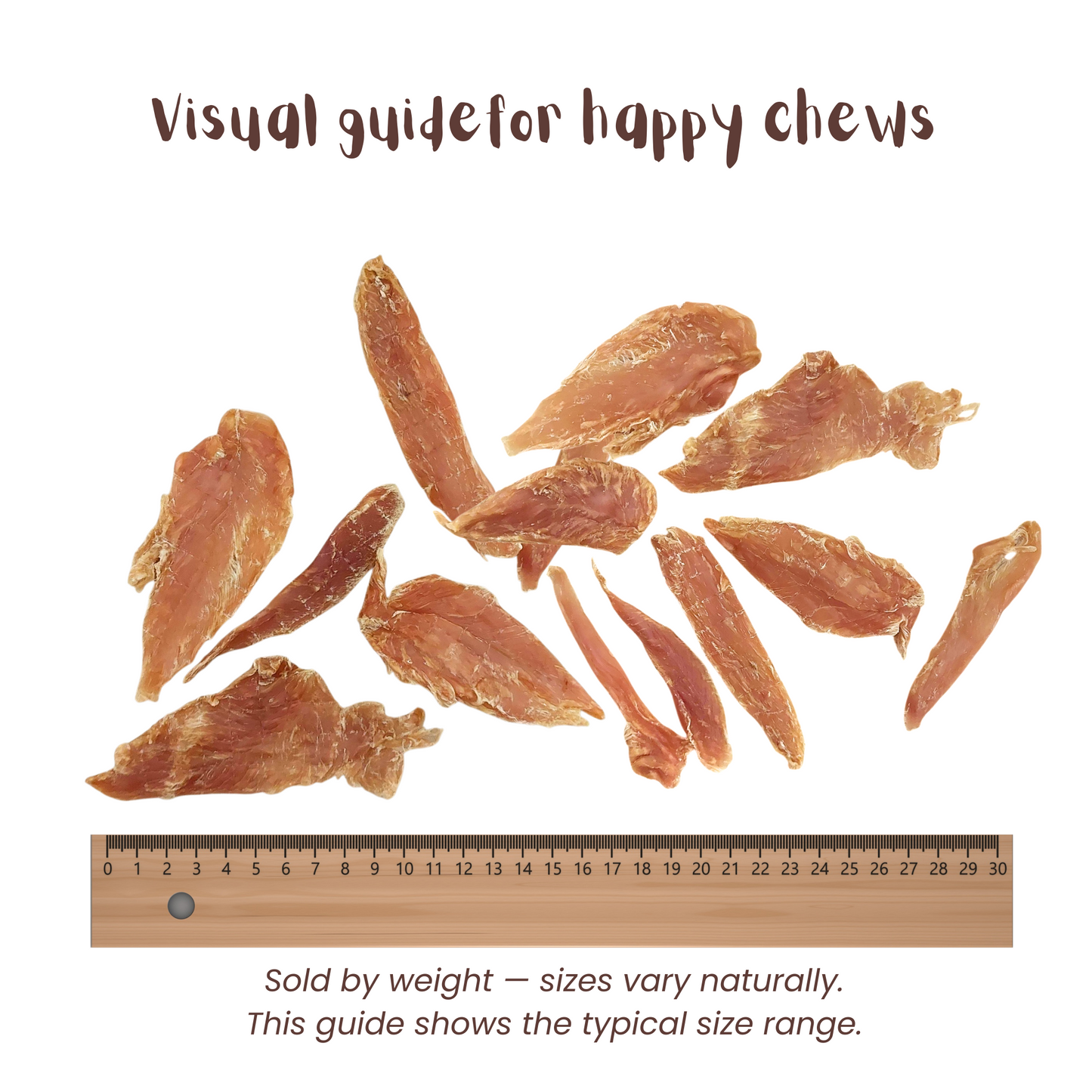 Chicken Jerky - all natural, single ingredient healthy dog treat