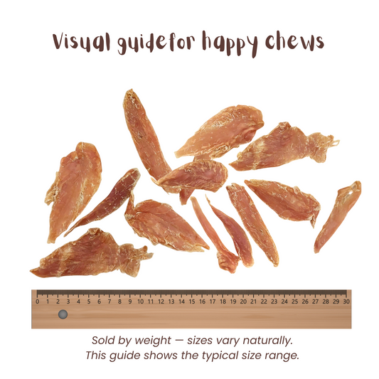 Chicken Jerky - all natural, single ingredient healthy dog treat