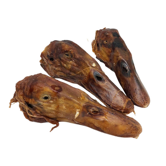 All Natural Air Dried Duck Head Dog Treats