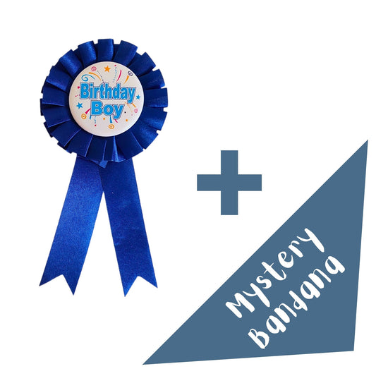 Birthday Badge - Blue