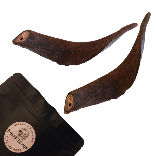 Barknlicious Dog Treats Long Lasting Goat Horn Dental Chew For Dogs