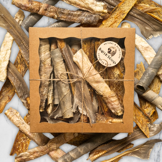 Barknlicious Dog Treats Large Seafood Treat Gift Box For Dogs Birthday Celebrations