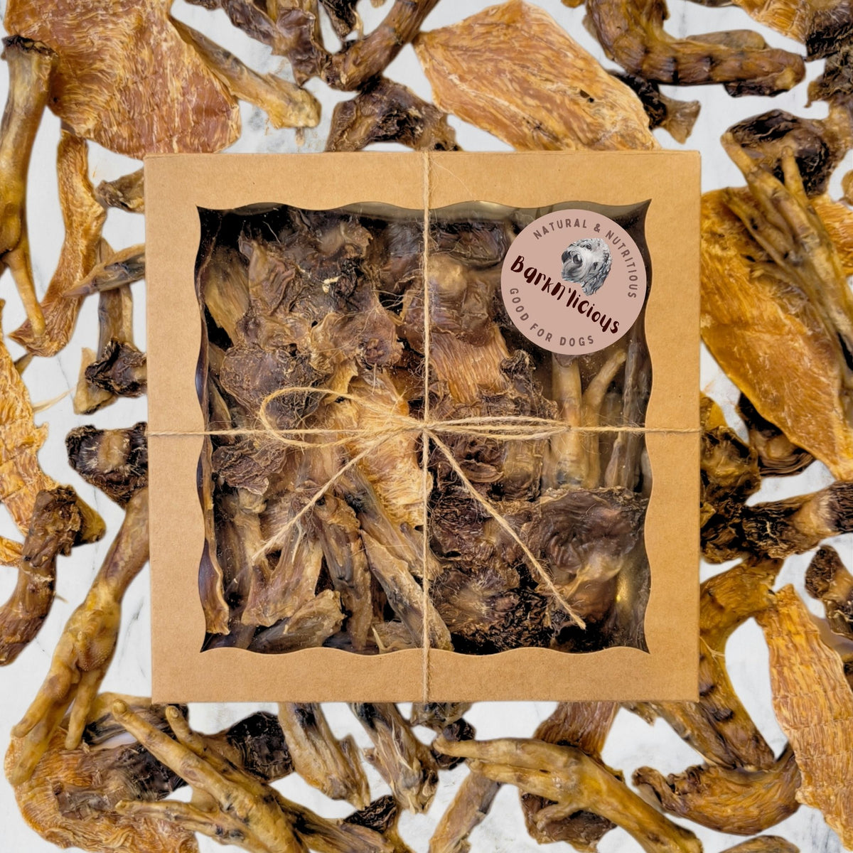 Mega Assorted Chicken Natural Dog Treat Gift Box for dog lovers – Barkn’licious Dog Treats