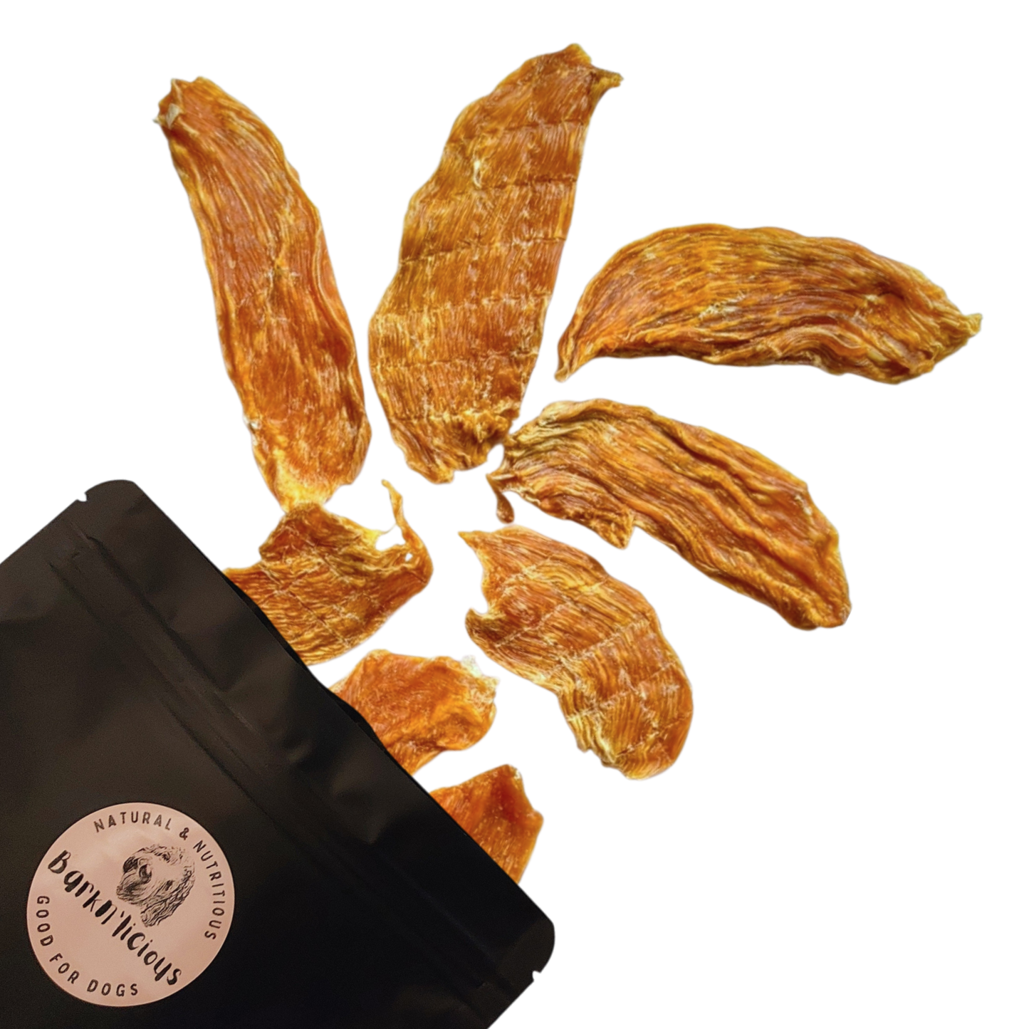 Barknlicious Dog Treats Natural Air Dried Chicken Jerky For Dogs
