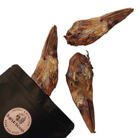 Barknlicious Dog Treats Natural Air Dried Duck Heads