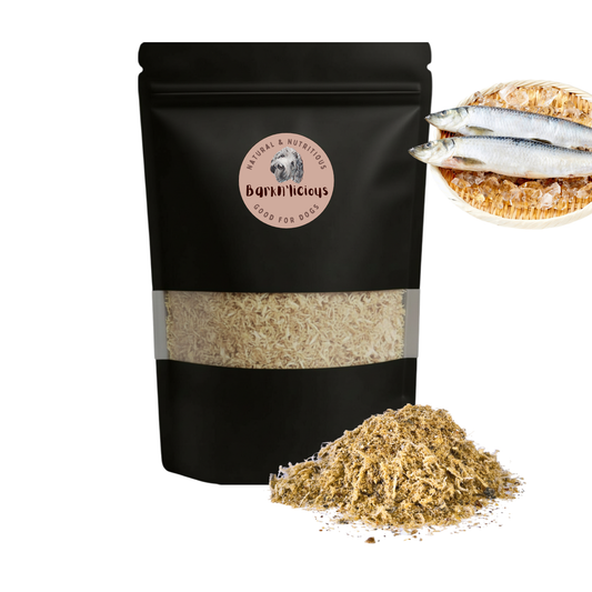 Barknlicious Dog Treats Natural Air Dried Sardine Meal Topper