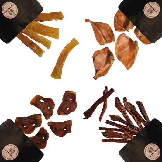 Barknlicious Dog Treats Long Lasting Natural Dental Chew Variety Pack For Dogs